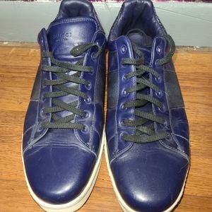 Gucci Blue Leather USA EXCLUSIVE Sneakers